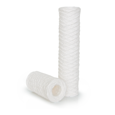 Cotton string wound with polypropylene core
