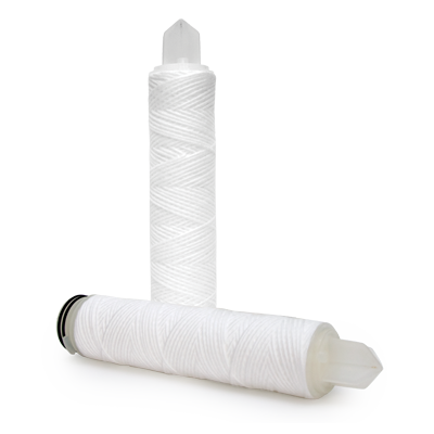 Polypropylene string wound — alternate end connection view