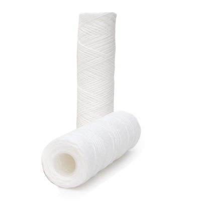 Polypropylene string wound with polypropylene core