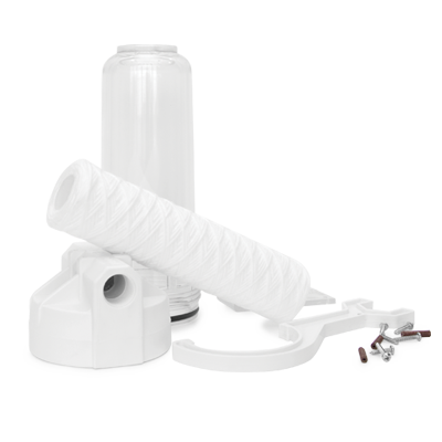 Water filter housing — original assembly view
